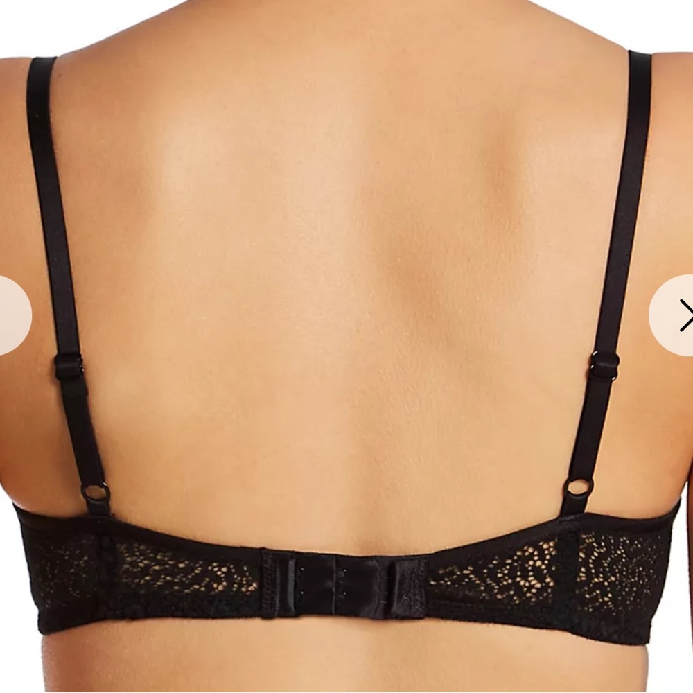 DKNY Modern Lace Unlined Underwire Bra Black Size 38DD - Picture 2 of 16